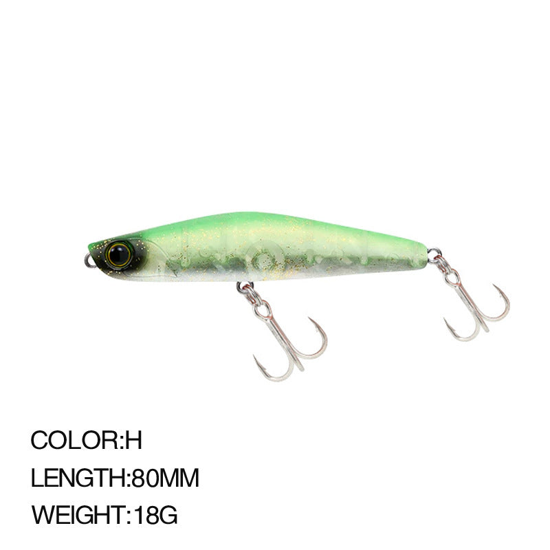 Cebo artificial para pececillos y lápices que se hunden, 80 mm, 13 g/18 g