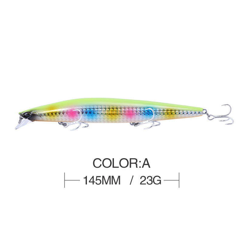 Cebo artificial flotante para pececillos, 145 mm, 23 g/26 g