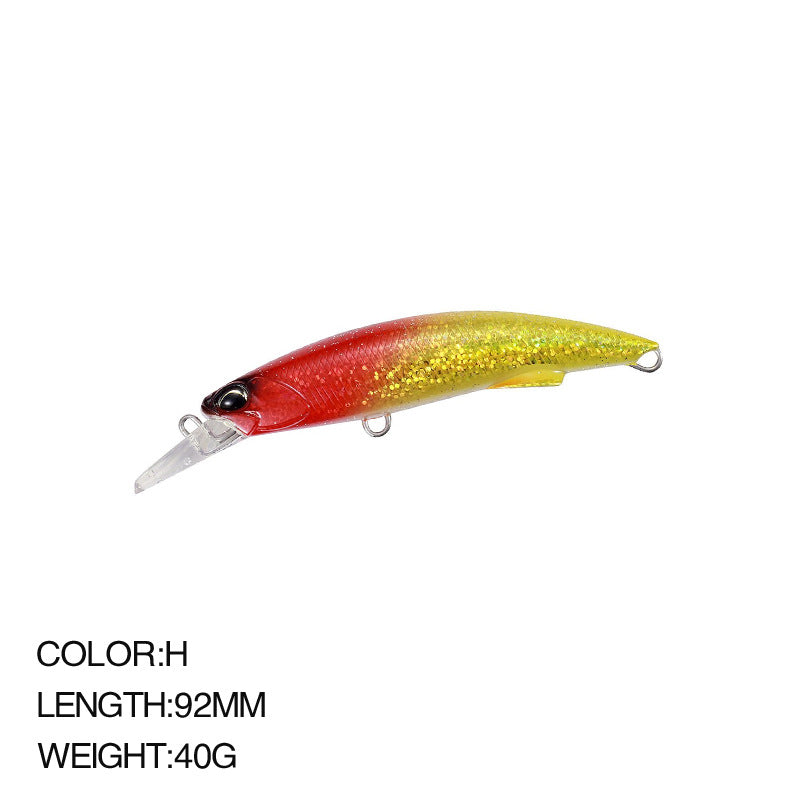 🎯 Minnow Sinking 92mm / 40g – Precisione, Potenza e Realismo Totale