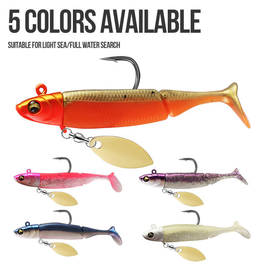 🌊 Soft Bait T‑Tail 9,5cm / 20g – Lanci Estremi & Azione Notturna