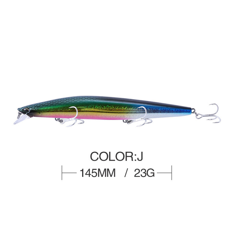 Cebo artificial flotante para pececillos, 145 mm, 23 g/26 g