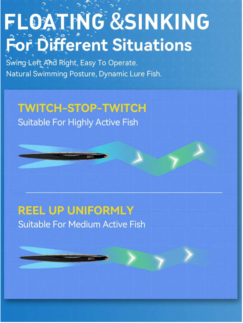 Leurres de pêche en mer KINGDOM 180 mm 29 g 33 g