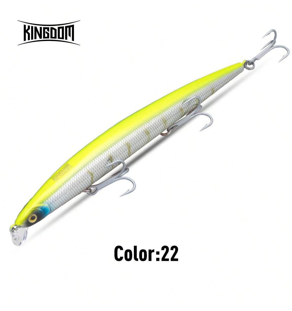 Leurres de pêche en mer KINGDOM 180 mm 29 g 33 g
