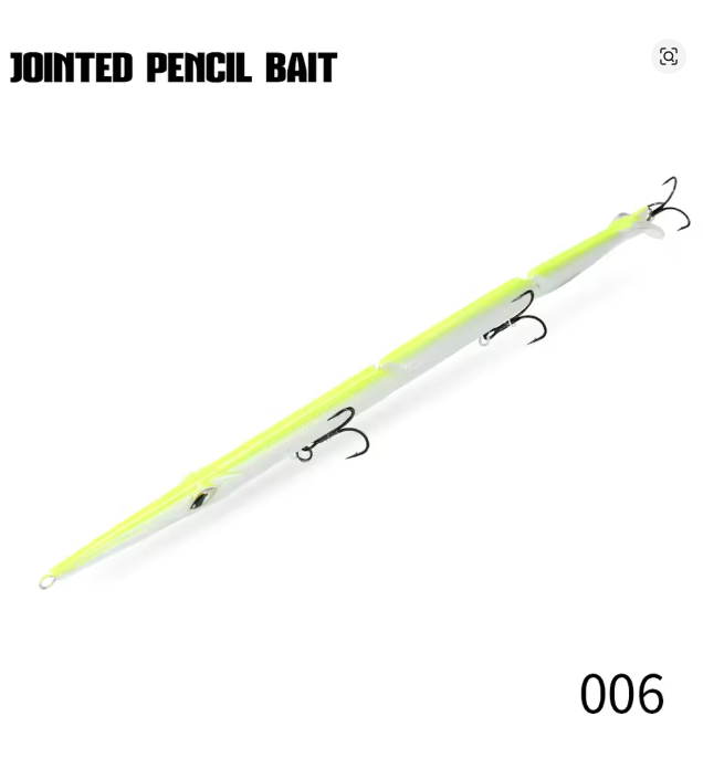 Hunthouse Matita Snodata 3 Sezioni – 255mm / 30.6g – Swimbait Affondante