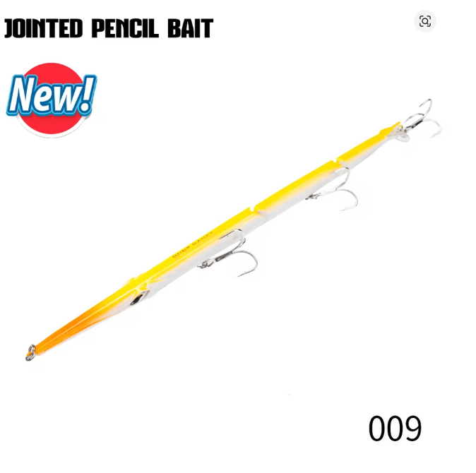 Hunthouse Matita Snodata 3 Sezioni – 255mm / 30.6g – Swimbait Affondante