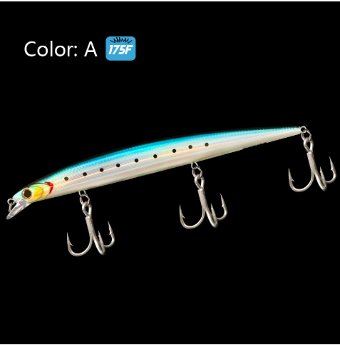LETOYO Minnow Galleggiante a Lungo Lancio – 175mm / 25g