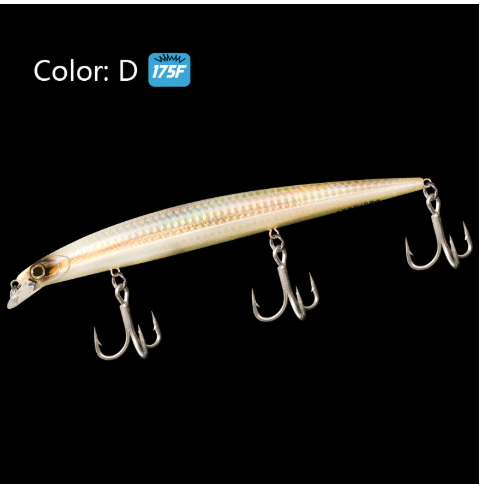 LETOYO Minnow Galleggiante a Lungo Lancio – 175mm / 25g