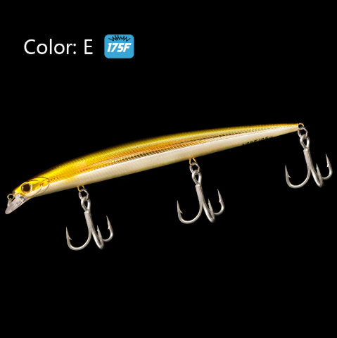 LETOYO Minnow Galleggiante a Lungo Lancio – 175mm / 25g