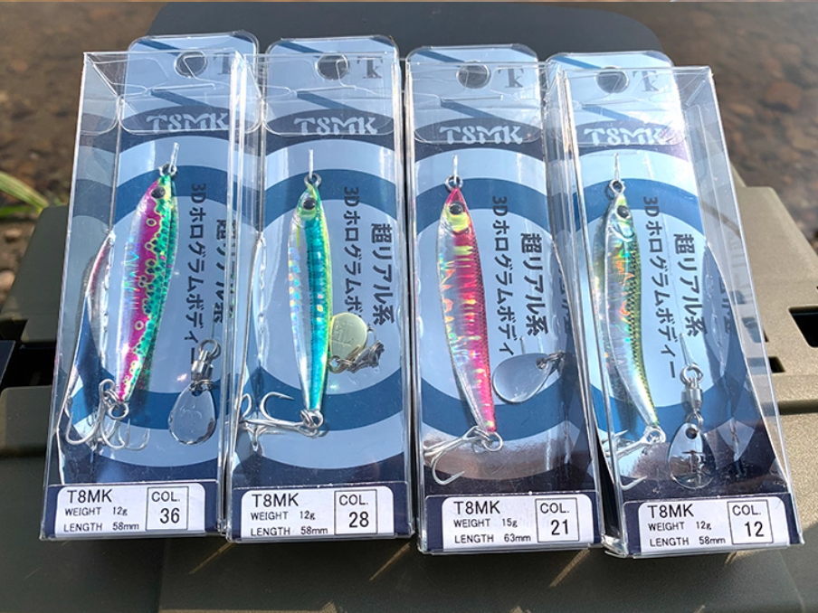 🎣 TK T8MK S-Curve Metal Jig / Esche Metalliche S-Curve